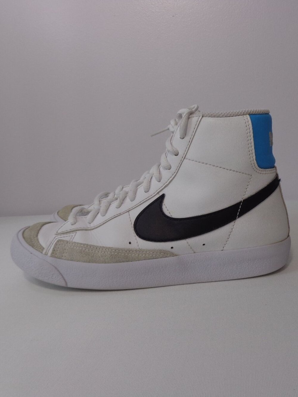 Nike Blazer Mid ‘77 (GS) White Black Photo Blue Shoes DA4086-108 Youth Size 4Y